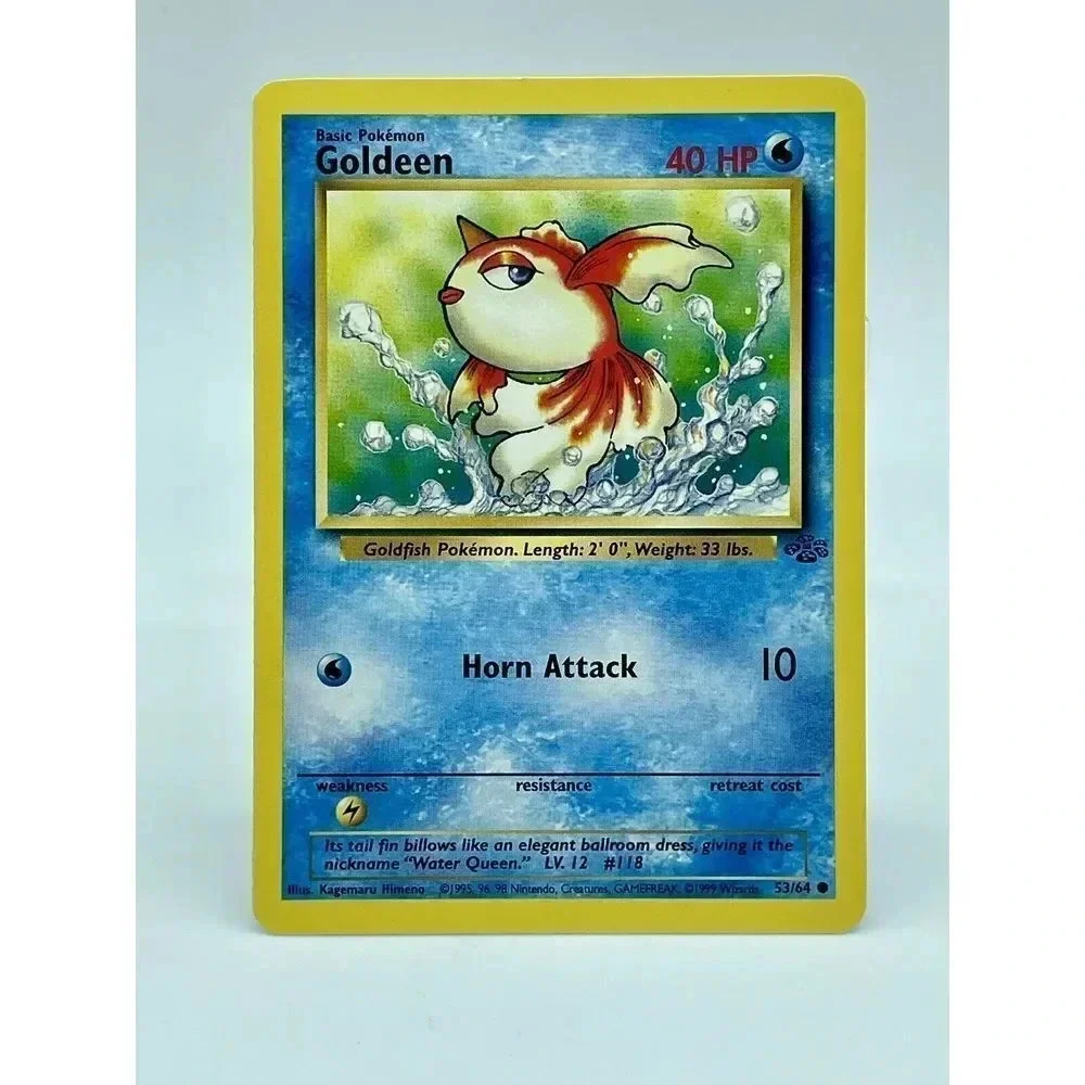 Goldeen Jungle 53/64 Regular Common Pokémon TCG Non holo Vintage 1999 LP